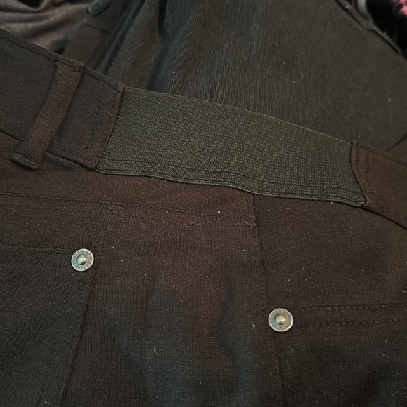 2 PAIR LARGE 2 pair!!!! Simply Vera Vera Wang skinny elastic waist 2 PAIR LARGE - Picture 4 of 6